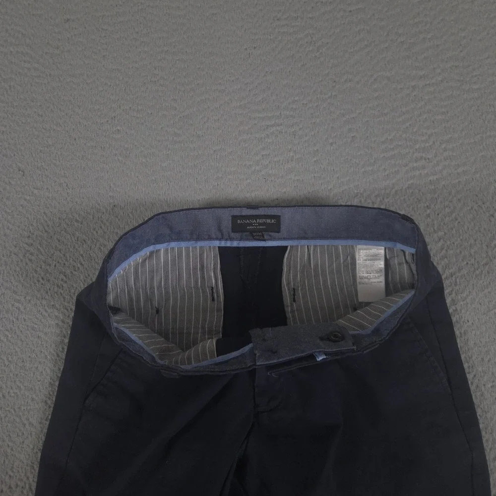 Banana Republic Pants Mens 31x30 Aiden Slim Leg Chino Stretch Cotton Trousers